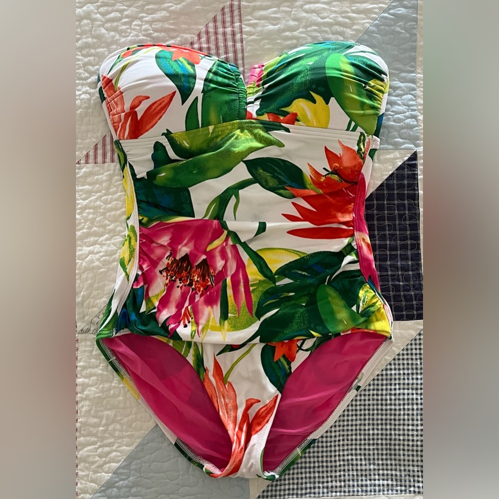Tommy Bahama Women’s Floral One Piece Swimsuit